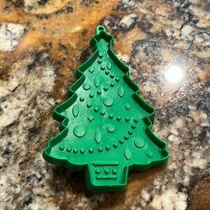 Hallmark Vintage 1970s  Plastic Christmas Tree Cookie Cutter